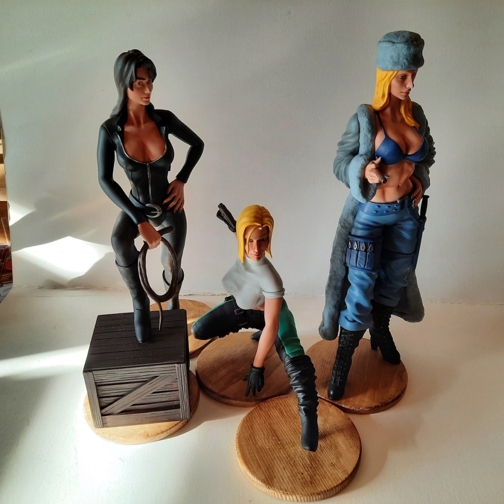 Figurines 1/6 "" Les Danger girls "" - Finies - 20220322