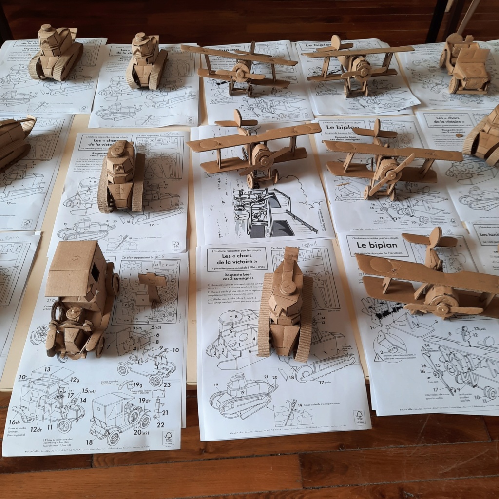 Centre aéré de Jarny - Maquettes cartons de chez KIT & COLLE - 20220714