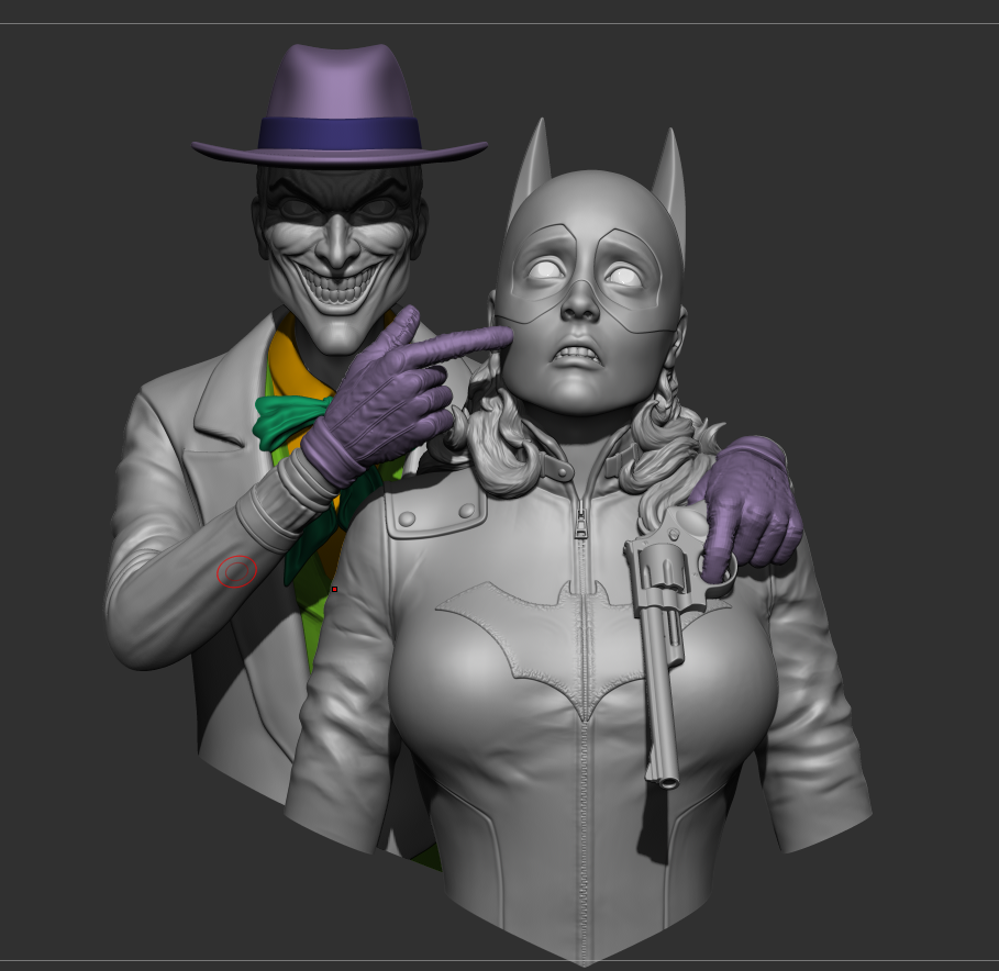 * 1/6 - Joker et Batgirl - Heng's Model Kits - FINIS - 27020210