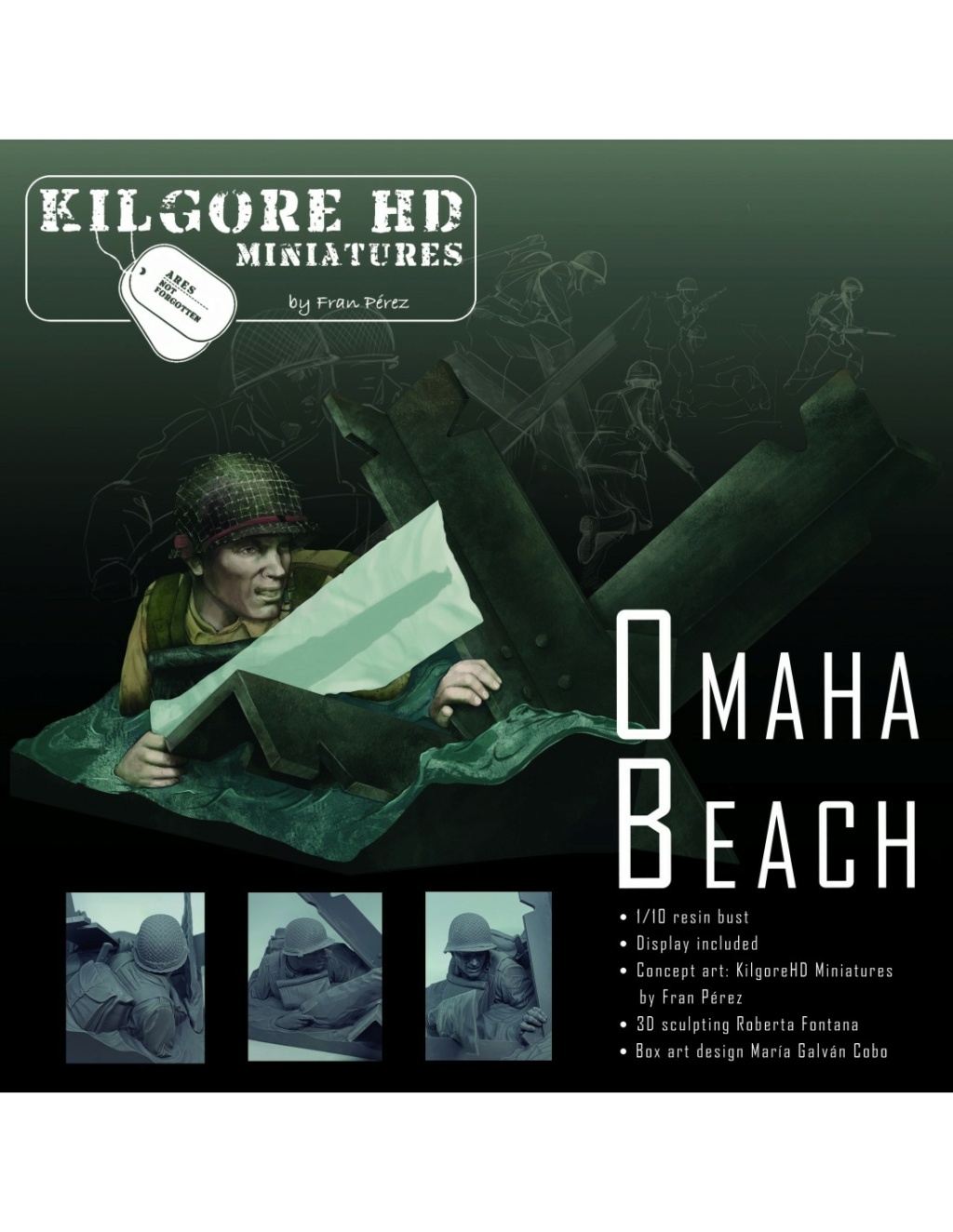 1/10 - 2nd Ranger Omaha Beach 1944 - Kilgore HD Miniatures - FINI -  Omaha-12