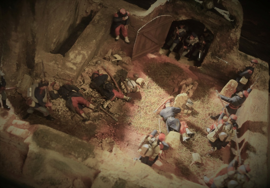 * 1/35 Diorama ""Combat dans le cimetière de Saint Privat"" au 1/35 - Figurines ICM - [ FINI ] - Sp4010