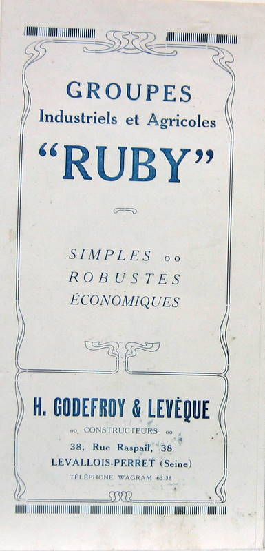 RUBY moteurs industriels et agricoles Ruby-410