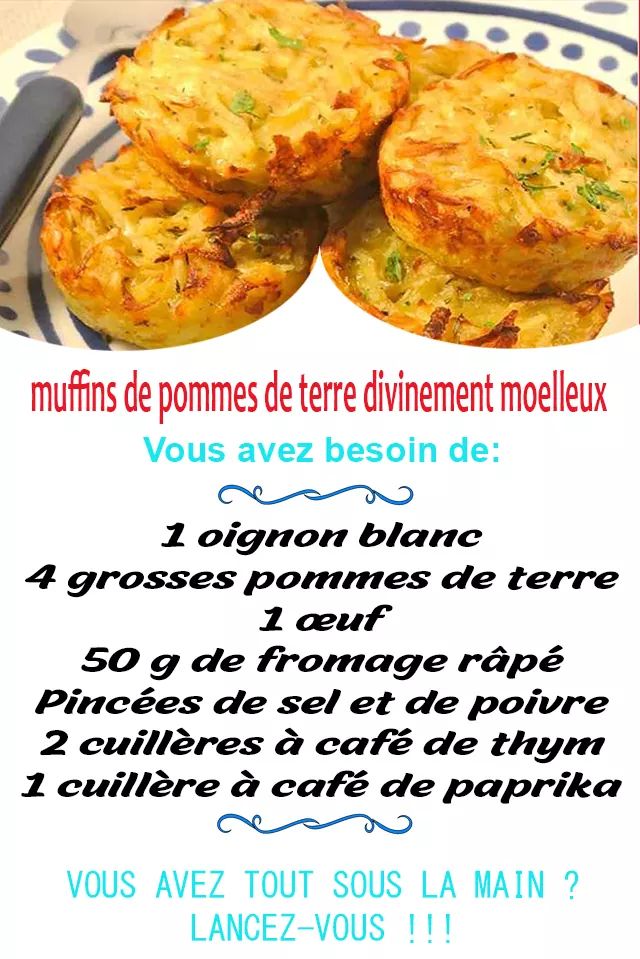 Muffins de pommes de terre moelleux  Fb_img77