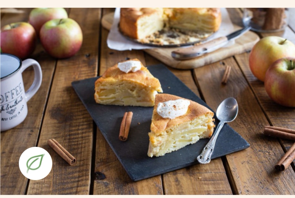 Gâteau moelleux aux pommes et crème fraîche  Screen31