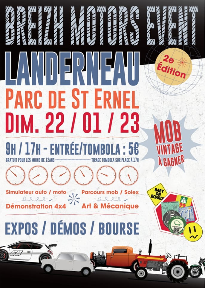 Landerneau (29) Breizh Motors Event / bourse d'échange 22 Janvier 2023 32075110