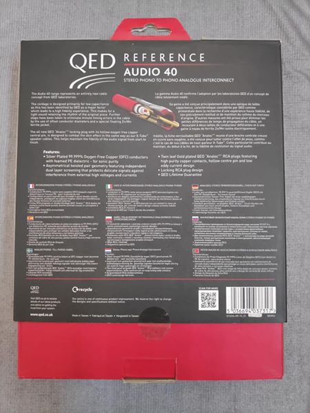 QED rca interconnect Reference Audio 40 348