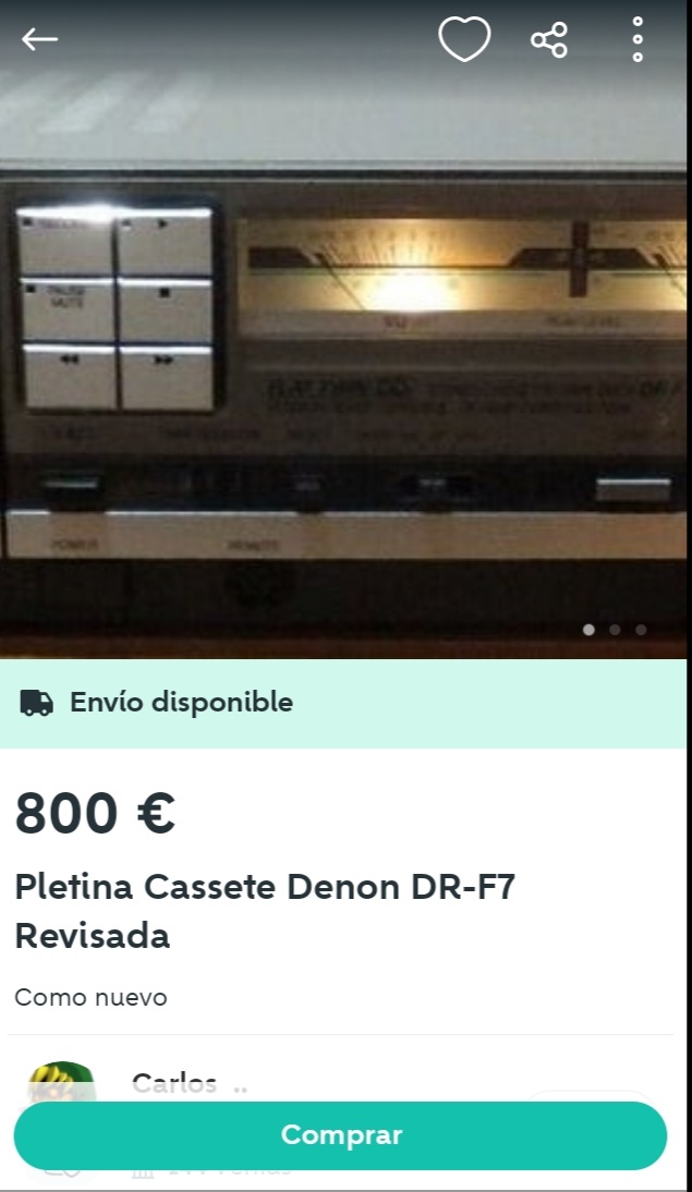 Pletina Denon DR-F7 20230417