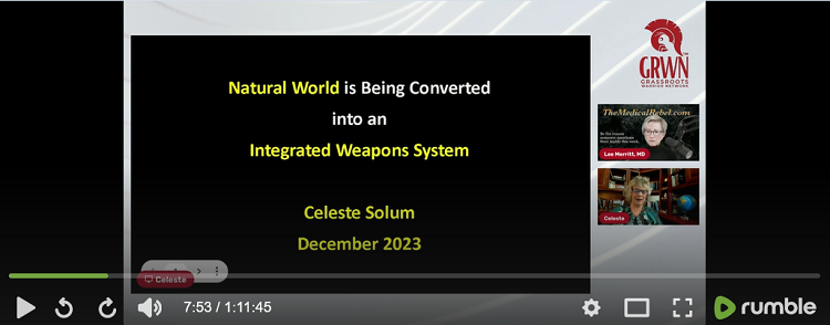 Natural World Is Being Converted into an Integrated Weapons System Untit110