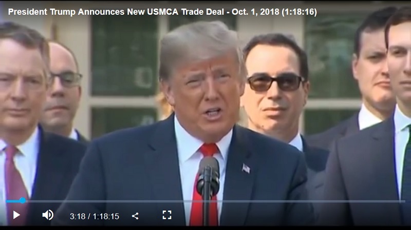 President Trump Announces New USMCA Trade Deal Untitl14