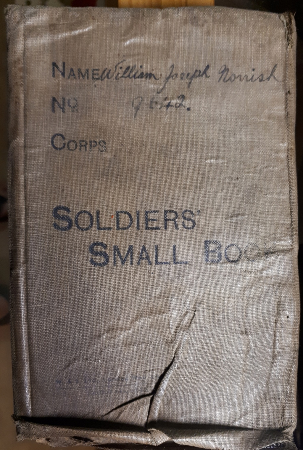 Le livret individuel du soldat : Small Book, Pay Book etc 20200427