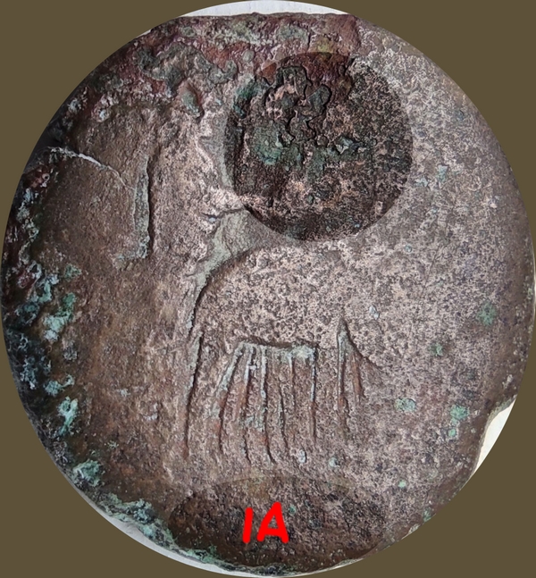 Probablement monnaie provinciale de Trajan, Alexandrie, an 14 du règne, au quadrige d'éléphants Trajan11