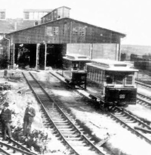 Die Straßenbahn ( elektrische Kleinbahn ) zwischen Eisleben und Hettstedt  54810