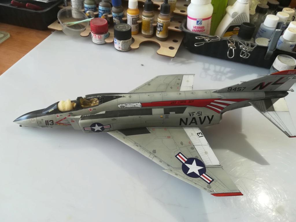 F-4 B Phantom 1/48° - VF-51 - USS Coral Sea  inchop Tonkin Gulf 1972 -  Début de patine. - Page 13 Img_2280