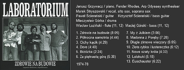 jazz - Le "jazz-rock" au sens large (des années 60 à nos jours) - Page 22 Labora14