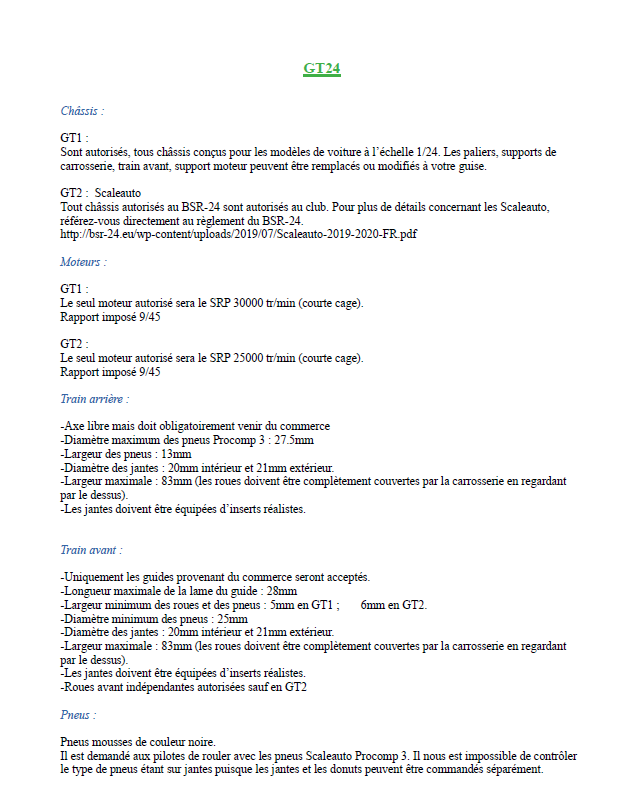 Calendrier et règlements 2020 Captur35