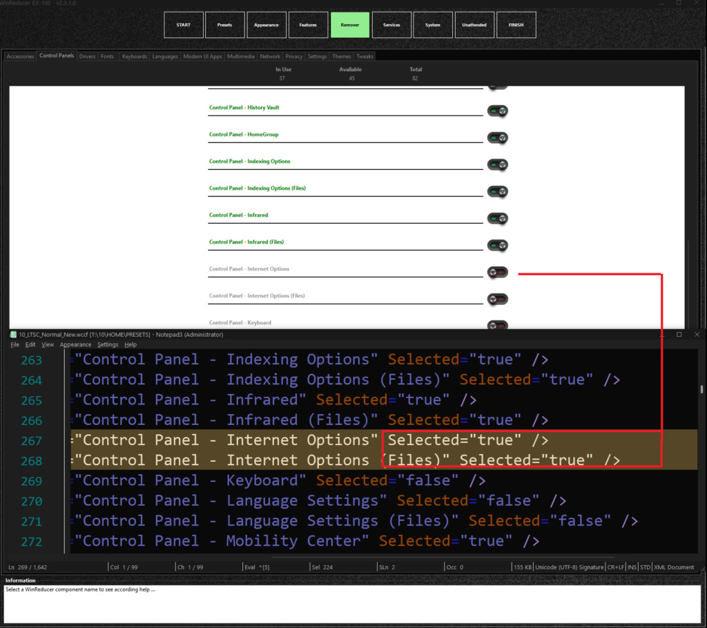 [UNDER INVESTIGATION] [EX-100 - v2.3.1.0] Internet Options and Files keep reverting to true True10