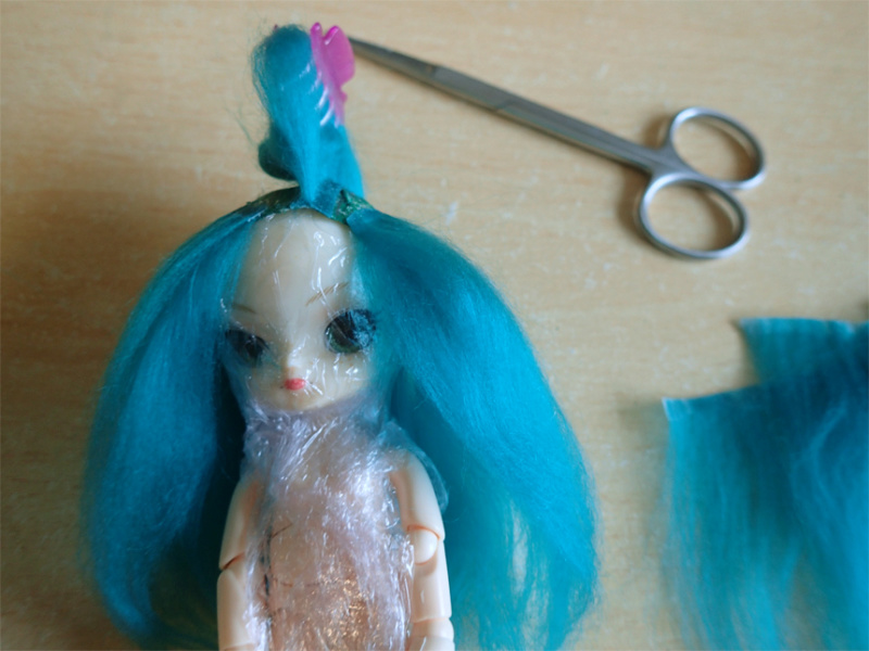 [Tuto] Wig en laine acrylique Louise14
