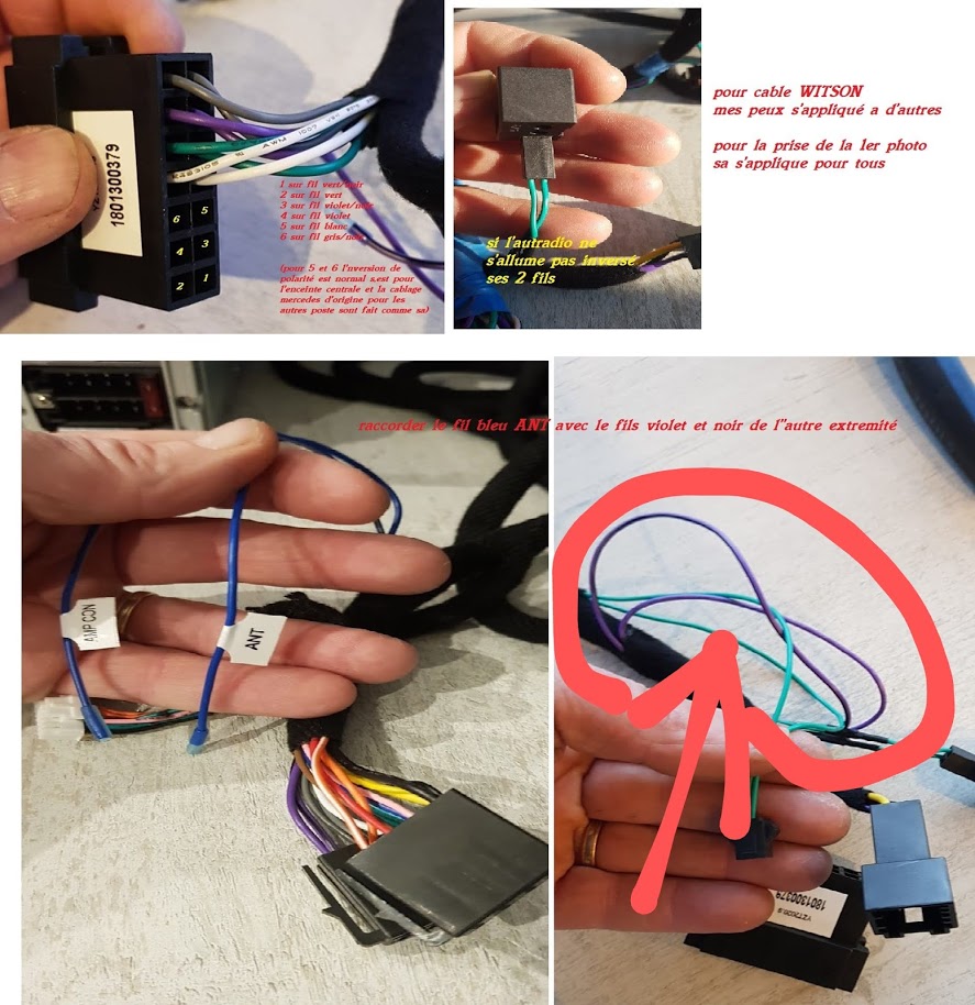 Schéma câblage poste origine. Cable_12