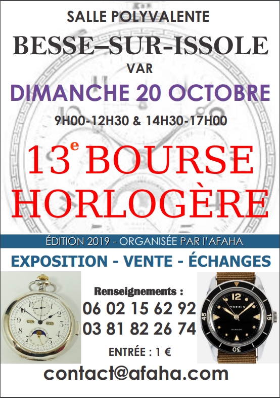 Bourse horlogère dans le sud - Besse sur Issole 2019_a10