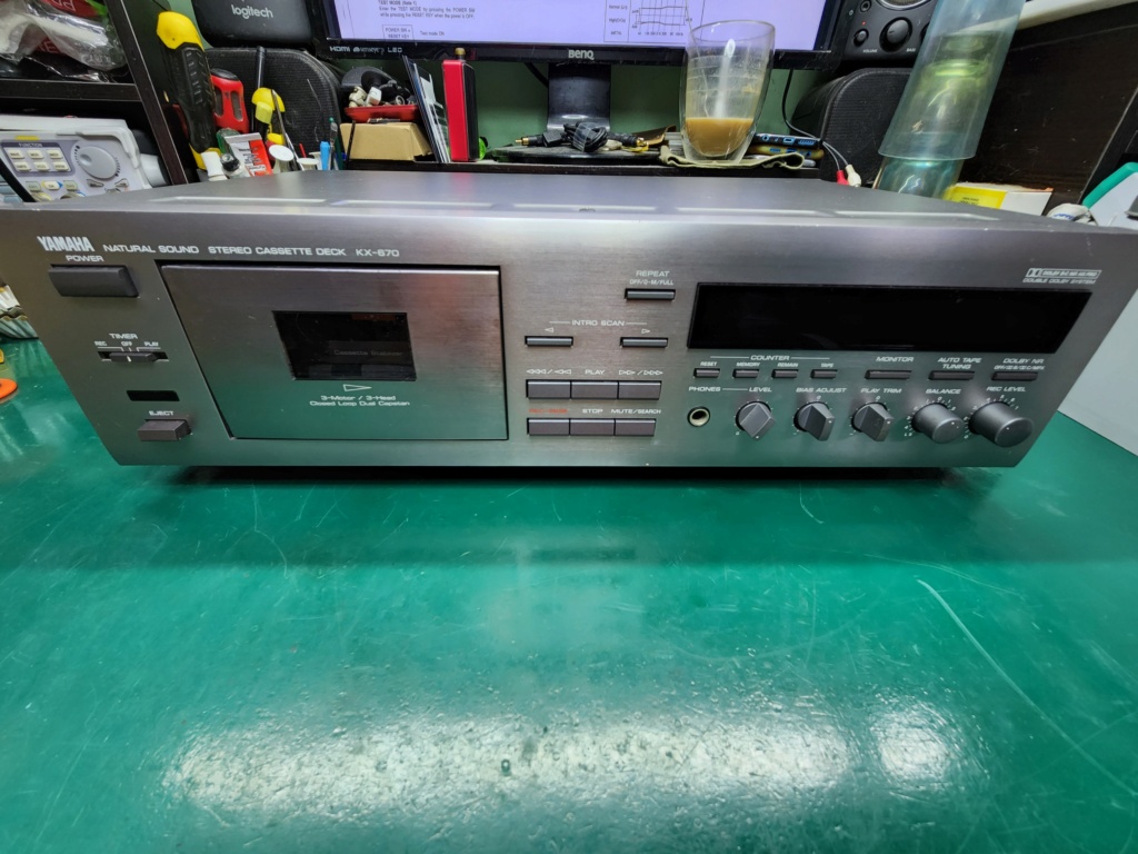 Yamaha KX-670 3 Head cassette deck 20220811