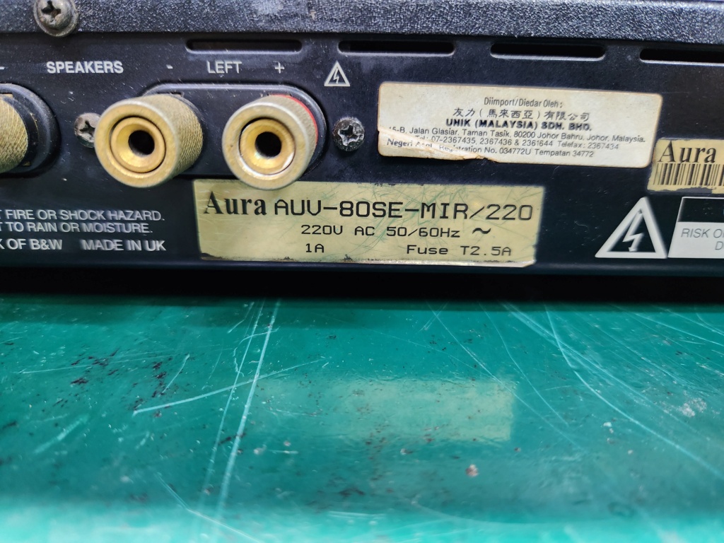 Aura Va-80SE + Micromega Stage 1 CDP + JPW AP3 20221017