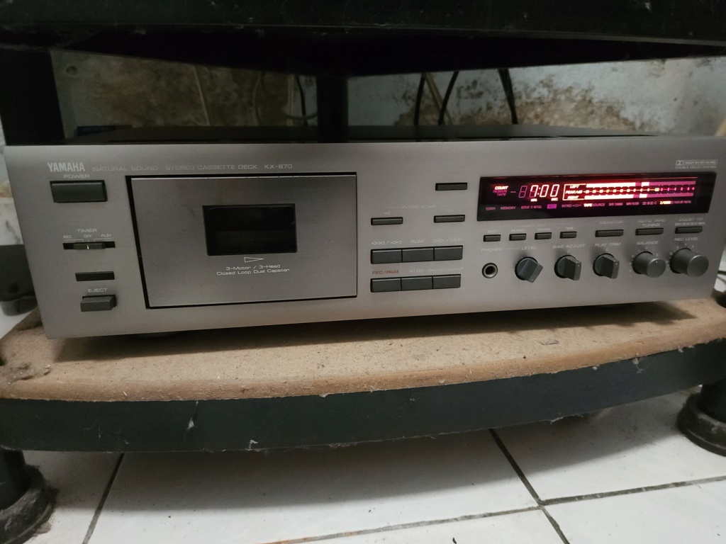Yamaha KX-670 3 Head cassette deck 20230710