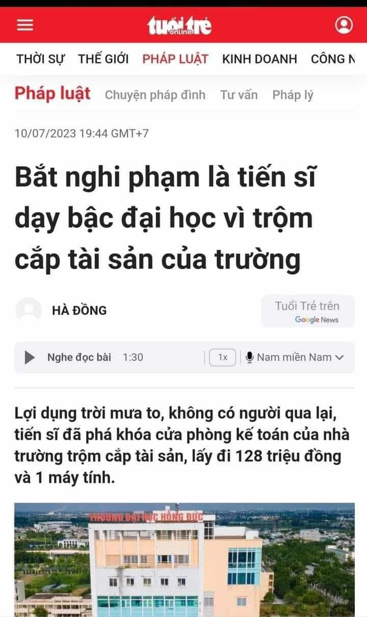 TIẾN SĨ TRỘM CẮP Blogto10