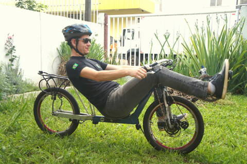 Bicicleta recumbente usada sales