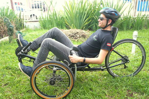 Bicicleta recumbente online usada