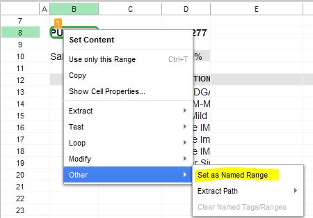 Excel Data Extraction  Set_na10