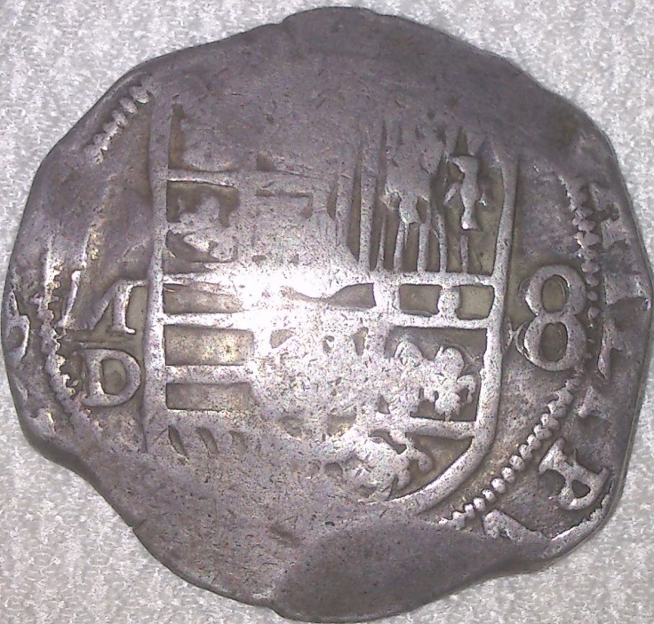 8 reales. México. Felipe III - nd. Ensayador D 74285410