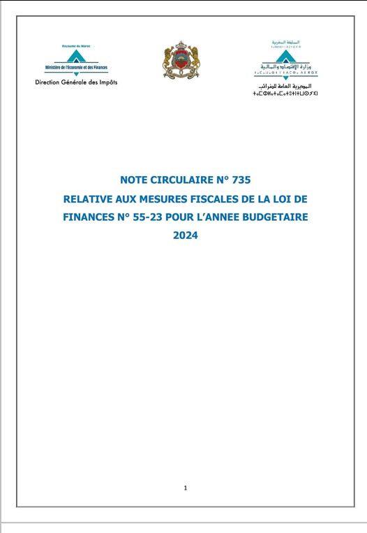 NOTE CIRCULAIRE N° 735 du 09/02/2024 Note_c10