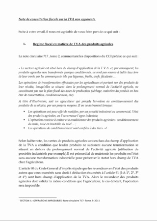 Régime fiscal en matière de TVA des produits agricoles Tva_ag10