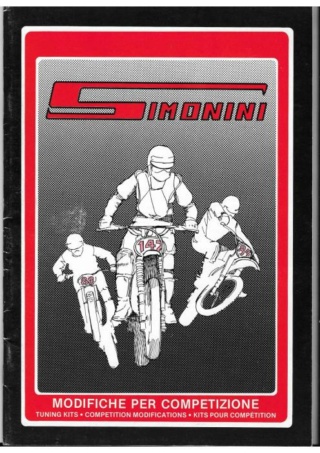 Simonini  catalogue 1984 kits moteurs  échappements et accessoires A000725