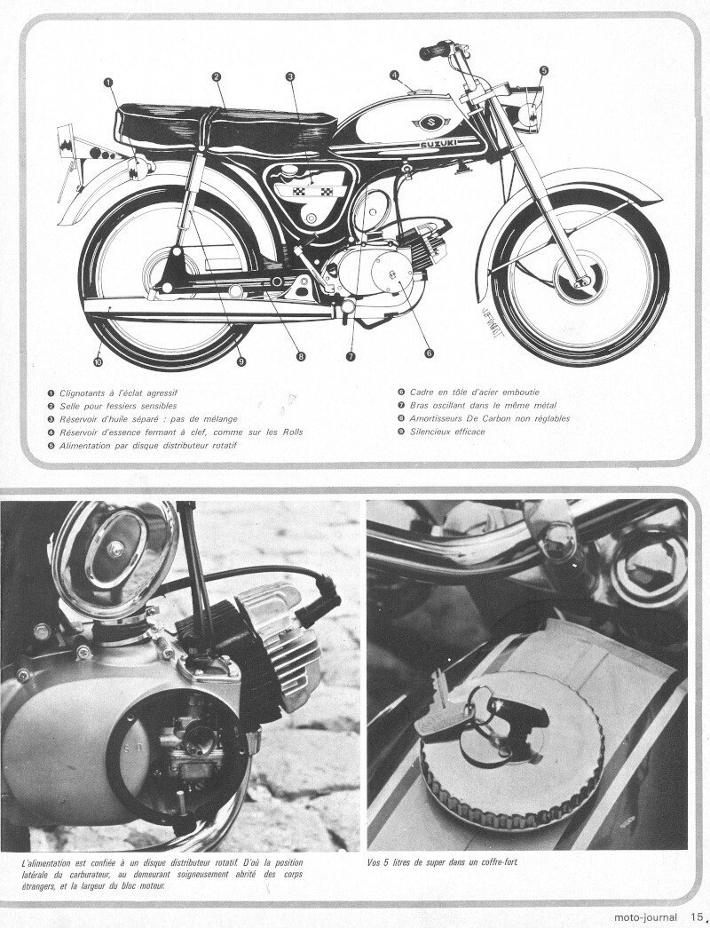  la petite dernière suzuki as50 de 1969 Suzuki39