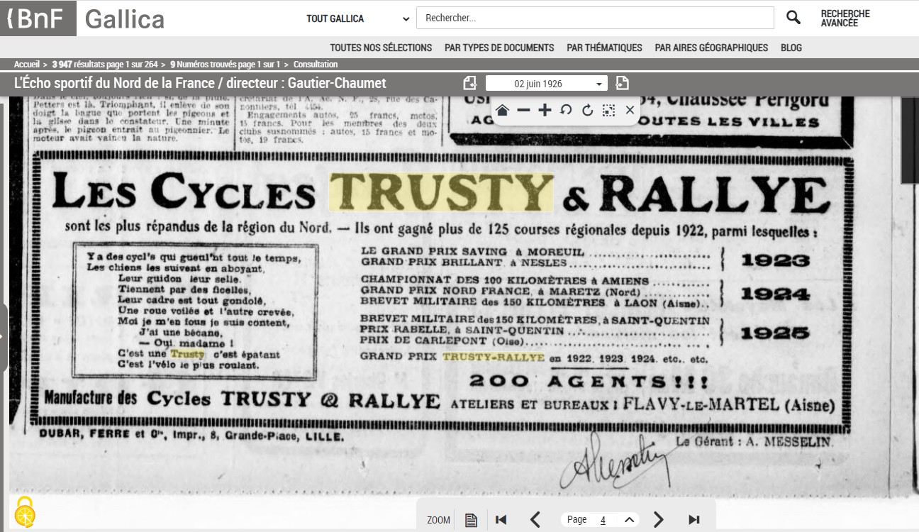 Cyclo Trusty , qui connait? Trusty12