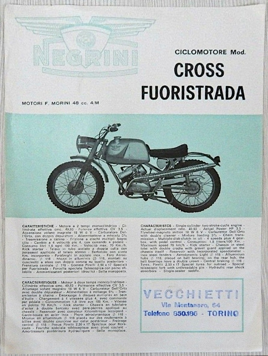 Identification cyclomoteur Vecchi11