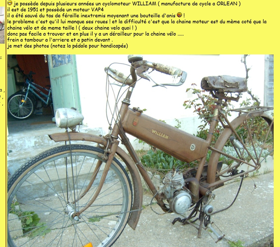 cyclo willam vap - 350€ - (76) Willia10