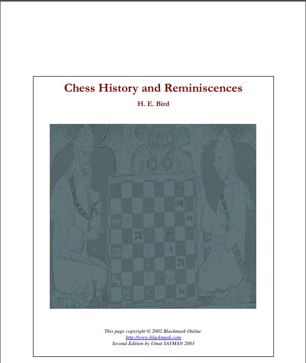 chess - Chess History and Reminiscences Bird_h10