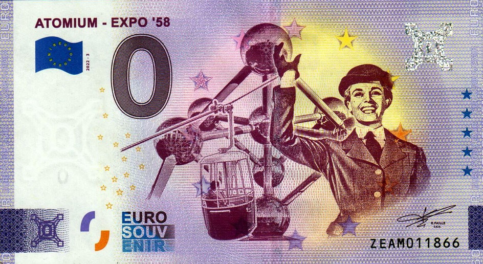 BES - Billets 0 euro 2022 = 6 Am310