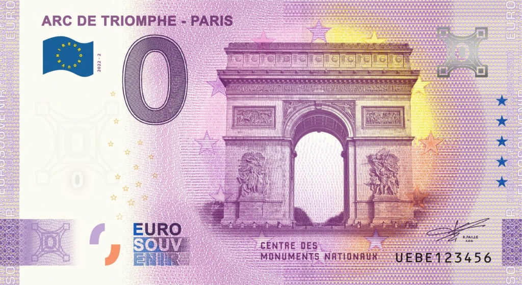 BES - Billets 0 € Souvenirs  [Paris = 86] Be13