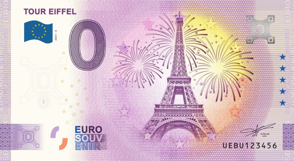 BES - Billets 0 € Souvenirs  [Paris = 99] Bu610
