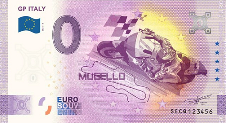 Billets Euro Souvenir 2021  Cqa10
