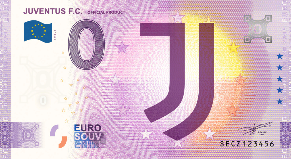 Billets Euro Souvenir 2021  Fra_it11