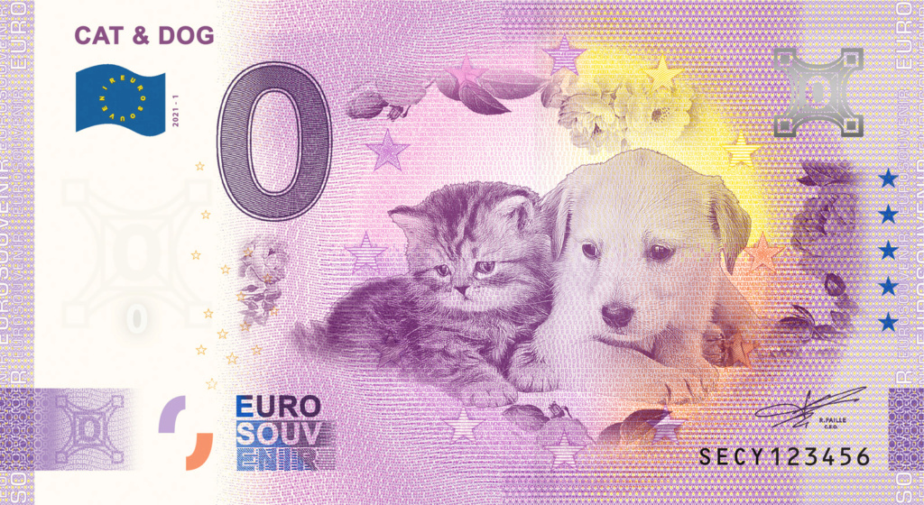 Billets Euro Souvenir 2021  Fra_it12
