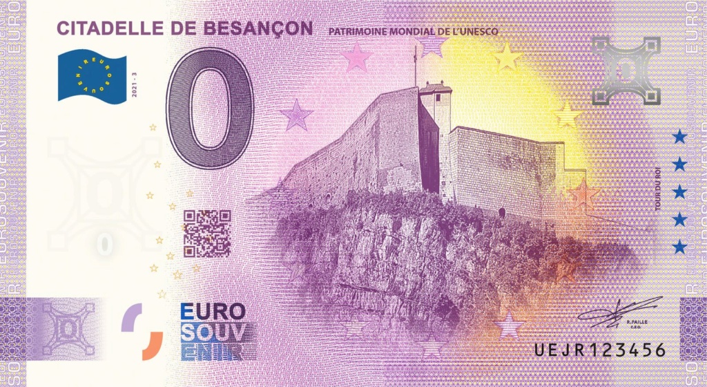 BES - Billets 0 € Souvenirs  = 18 Jr310