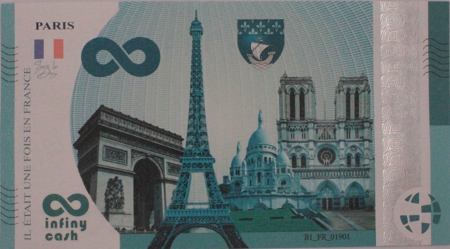 ICB - Billet Infiny Cash bleu Paris-11