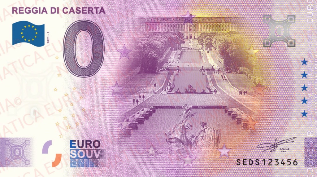 Billets Euro Souvenir 2021  Seds10