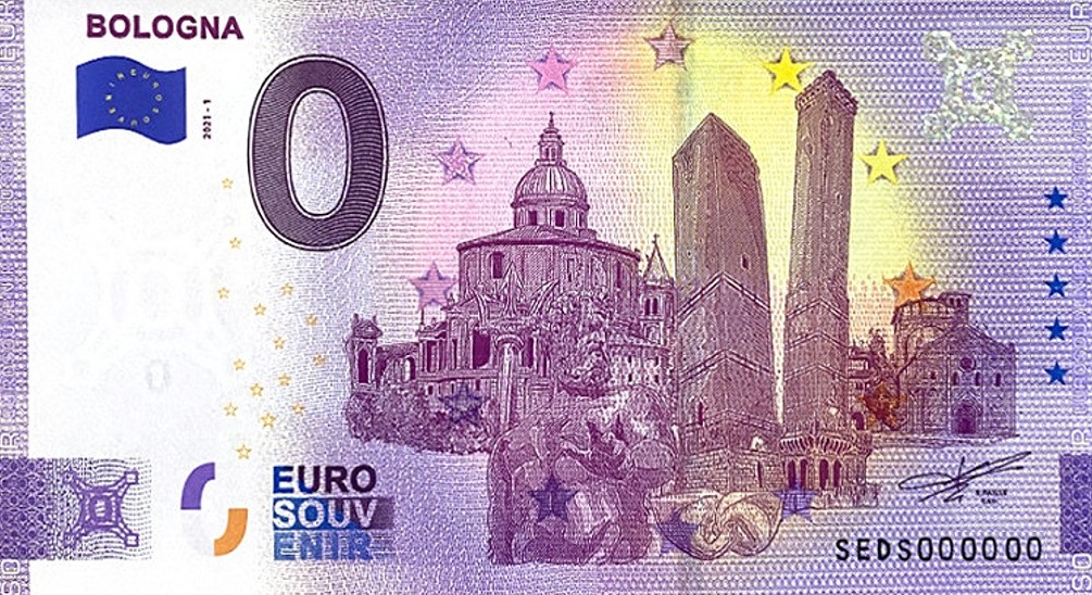 Billets Euro Souvenir 2021  Seds11