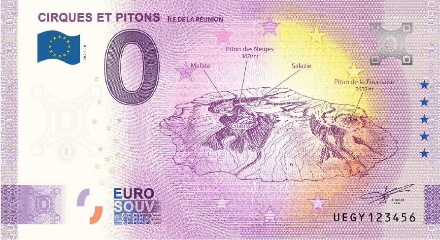 Billets Euro Souvenir = 17 Uegy810